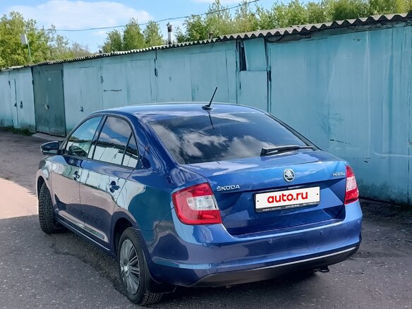 2019 Skoda Rapid I Рестайлинг, синий, 1141000 рублей - вид 4