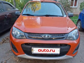 2015 Lada (ВАЗ) Kalina Cross II, оранжевый, 470000 рублей, вид 2