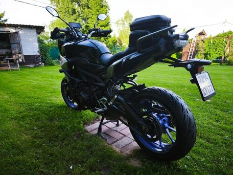 2019 Yamaha MT-09 Tracer (FJ-09), синий, 920000 рублей, вид 4