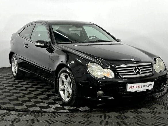 2006 Mercedes-Benz C-Класс 180 II (W203) Рестайлинг, чёрный, 625000 рублей - вид 3