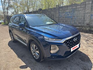2019 Hyundai Santa Fe IV, синий, 2899999 рублей, вид 1