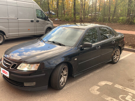 2003 Saab 9-3 II, чёрный, 350000 рублей, вид 1