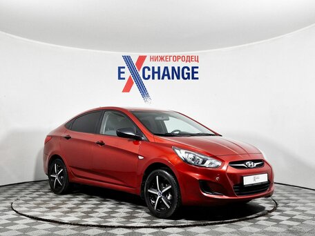 2014 Hyundai Solaris I, красный, 714000 рублей, вид 3