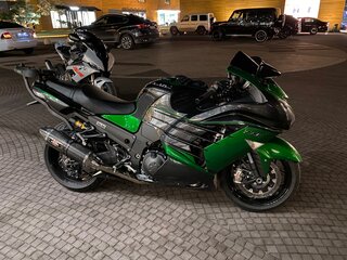 2018 Kawasaki ZZR 1400, зелёный, 1350000 рублей, вид 3
