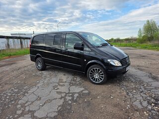 2004 Mercedes-Benz Vito 111 CDI L3 II (W639), чёрный, 1000000 рублей, вид 3