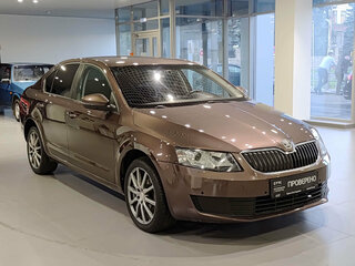 2014 Skoda Octavia III (A7), коричневый, 878000 рублей, вид 3