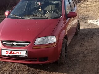 2004 Chevrolet Aveo I, красный, 160000 рублей, вид 1