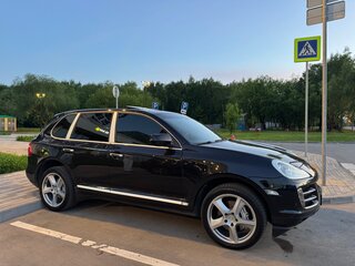 2008 Porsche Cayenne S I Рестайлинг (957), чёрный, 1700000 рублей, вид 4