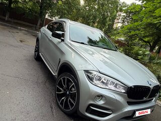 2015 BMW X6 30d II (F16), серебристый, 3900000 рублей, вид 1