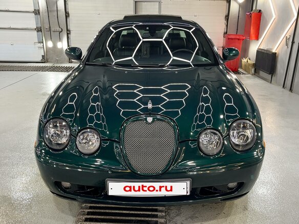 2003 Jaguar S-Type R I, чёрный - вид 3