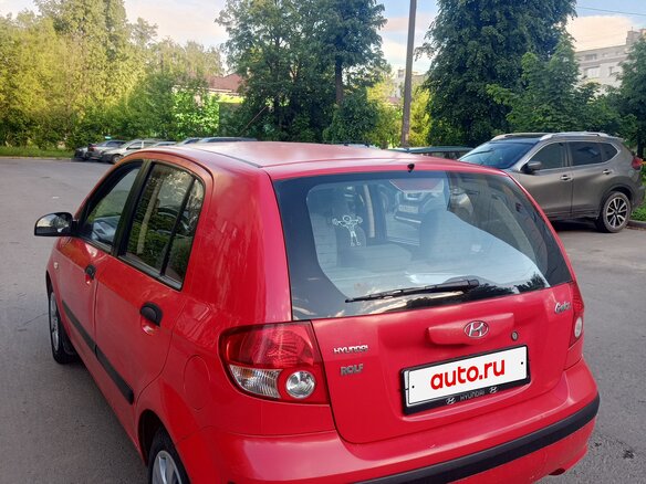 2005 Hyundai Getz I, красный, 289000 рублей - вид 6