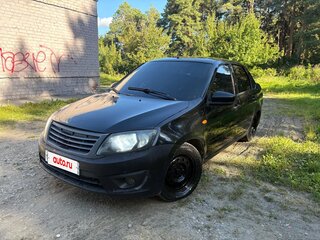 2015 Lada (ВАЗ) Granta I, чёрный, 250000 рублей, вид 1