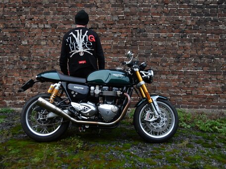 2020 Triumph Thruxton, зелёный, 1370000 рублей, вид 5