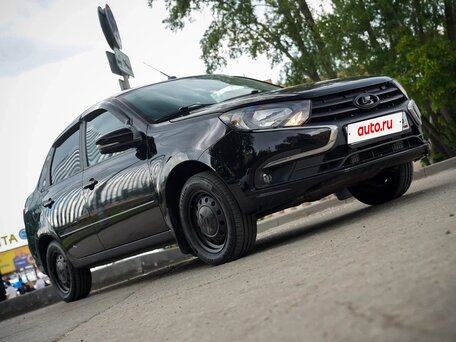 2023 Lada (ВАЗ) Granta I Рестайлинг, чёрный, 830000 рублей, вид 3