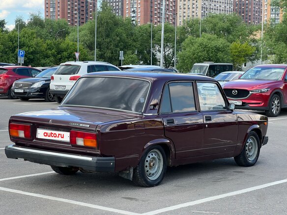 2007 Lada (ВАЗ) 2107, красный, 180000 рублей - вид 3