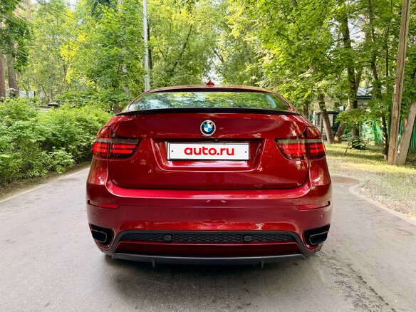2009 BMW X6 35d I (E71), пурпурный, 3500000 рублей - вид 5