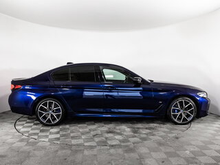2021 BMW 5 серии 530i xDrive VII (G30/G31/G38) Рестайлинг, синий, 3749000 рублей, вид 5