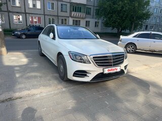 2019 Mercedes-Benz S-Класс 560 VI (W222, C217) Рестайлинг, белый, 5500000 рублей, вид 3