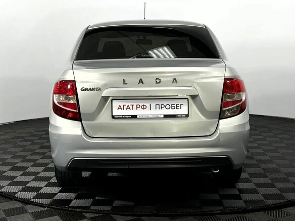 2021 Lada (ВАЗ) Granta I Рестайлинг, серый, 580000 рублей - вид 6
