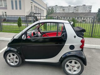 2001 Smart Fortwo City-Cabrio I, чёрный, 810000 рублей, вид 5