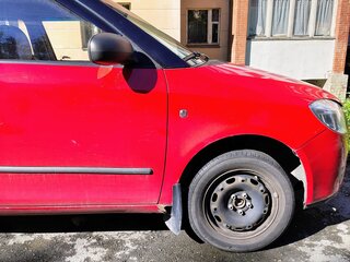 2009 Skoda Fabia II, красный, 350000 рублей, вид 3