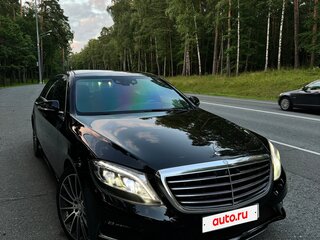 2016 Mercedes-Benz S-Класс 500 Long VI (W222, C217), чёрный, 3749000 рублей, вид 1