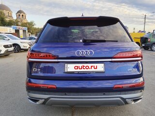 2021 Audi Q7 45 TDI II (4M) Рестайлинг, синий, 7250000 рублей, вид 4