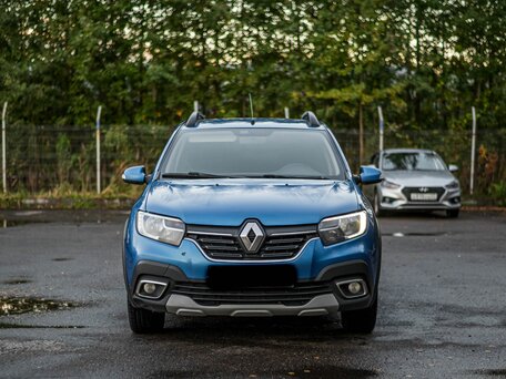 2019 Renault Sandero Stepway II Рестайлинг, синий, 1120000 рублей, вид 3