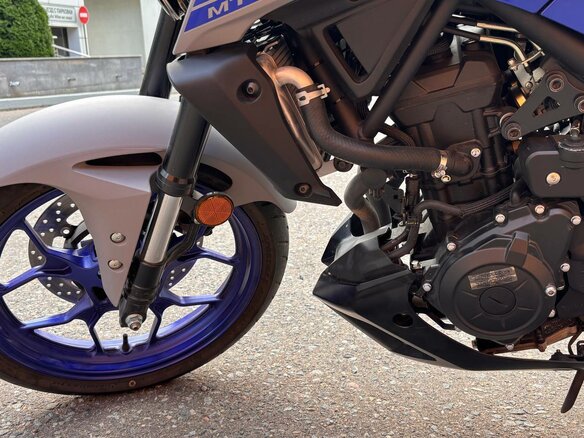 2021 Yamaha MT-03, синий, 500000 рублей - вид 7