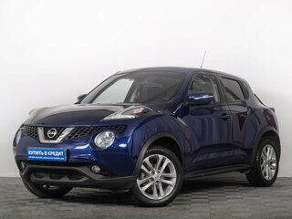 2015 Nissan Juke I Рестайлинг, синий, 1349000 рублей, вид 2
