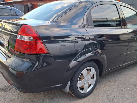 2008 Chevrolet Aveo I Рестайлинг, чёрный, 600000 рублей - вид 2
