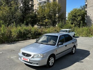 2008 Hyundai Accent ТагАЗ II, серебристый, 300000 рублей, вид 1