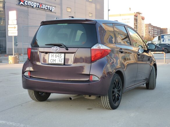 2014 Toyota Ractis II, фиолетовый, 1190000 рублей - вид 3