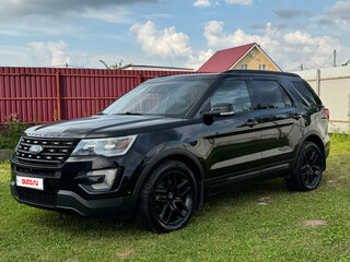 2016 Ford Explorer V Рестайлинг, чёрный, 2500000 рублей, вид 3