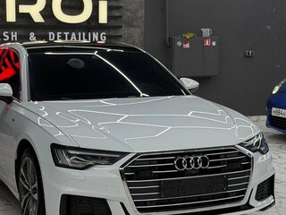 2021 Audi A6 45 TFSI V (C8), белый, 3700000 рублей, вид 5