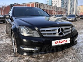 2012 Mercedes-Benz C-Класс 180 BlueEFFICIENCY III (W204) Рестайлинг, чёрный, 1420000 рублей, вид 2
