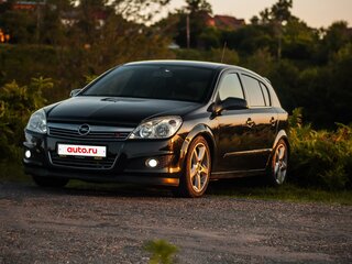 2007 Opel Astra H Рестайлинг, чёрный, 640000 рублей, вид 1