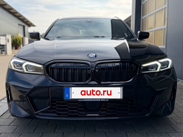 2023 BMW 3 серии 330d VII (G2x) Рестайлинг, чёрный - вид 1