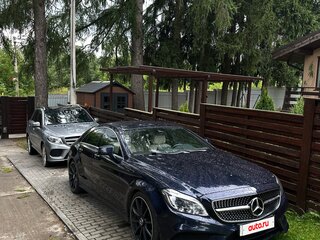 2015 Mercedes-Benz CLS 350 BlueTEC II (C218) Рестайлинг, синий, 3750000 рублей, вид 5