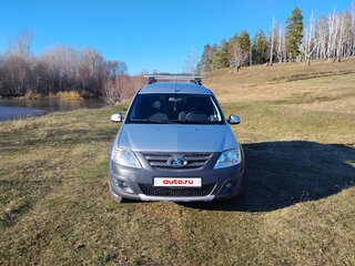 2020 Lada (ВАЗ) Largus Cross I, серебристый, 930000 рублей, вид 2