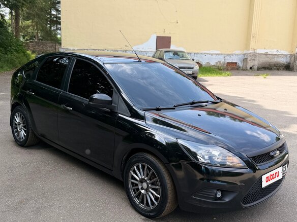 2008 Ford Focus II Рестайлинг, чёрный - вид 4
