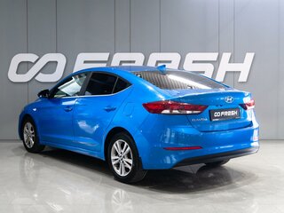 2017 Hyundai Elantra VI (AD), синий, 1279000 рублей, вид 3