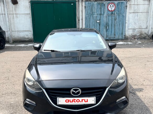 2014 Mazda 3 III (BM), чёрный, 850000 рублей - вид 1