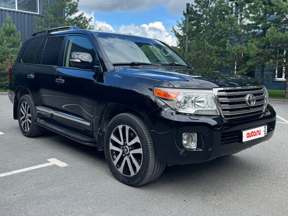 2012 Toyota Land Cruiser 200 Series Рестайлинг 1, чёрный, 3900000 рублей