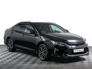 2017 Toyota Camry VII (XV50) Рестайлинг 2, чёрный, 1948000 рублей, вид 3