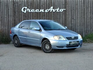 2003 Toyota Corolla IX (E120, E130), голубой, 340000 рублей, вид 3