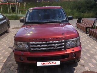 2007 Land Rover Range Rover Sport Supercharged I, красный, 850000 рублей, вид 1