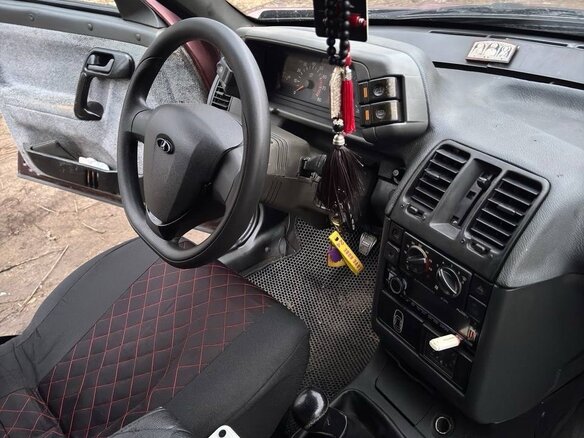 1999 Lada (ВАЗ) 2110, красный, 230000 рублей - вид 9