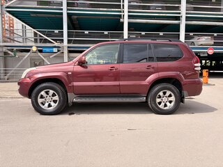 2007 Toyota Land Cruiser Prado 4-speed 120 Series Рестайлинг, красный, 3200000 рублей, вид 3