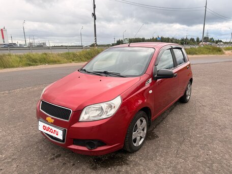 2010 Chevrolet Aveo I Рестайлинг, красный, 410000 рублей, вид 1